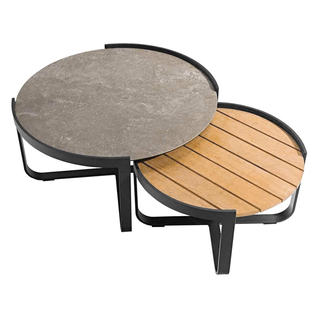 Zebra Fly Ecklounge Aluminium/Teak/Olefin