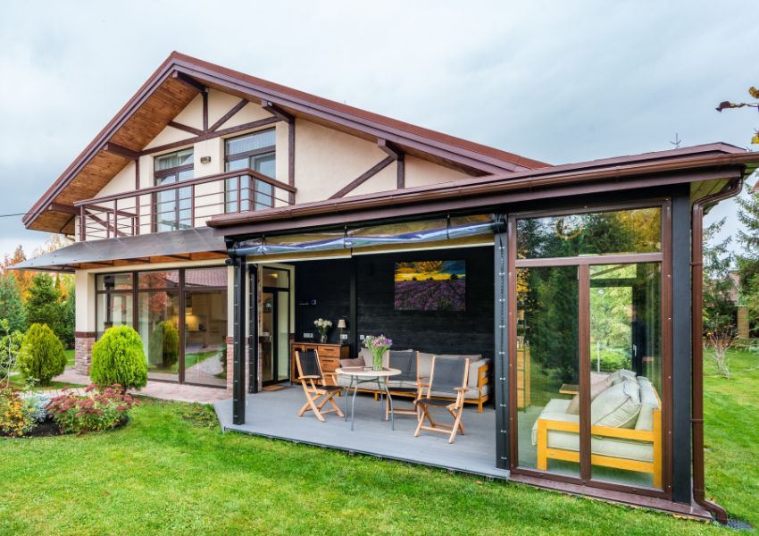 Haus mit Wintergarten Haus mit Wintergarten