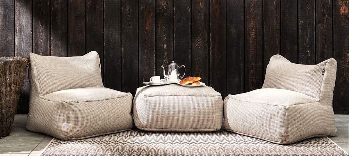 Sitzsäcke für den Boho Balkon Sitzsäcke für den Boho Balkon
