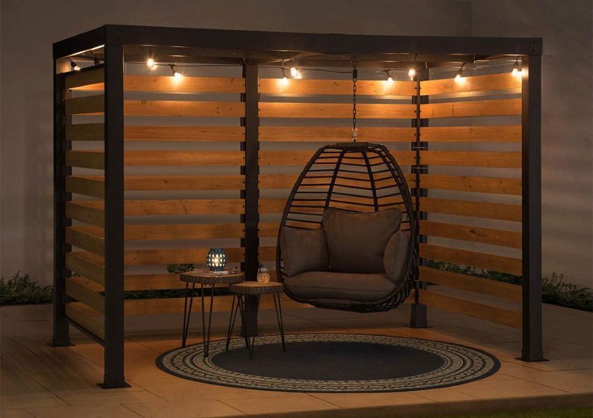 Pergola mit Beleuchtung Pergola mit Beleuchtung