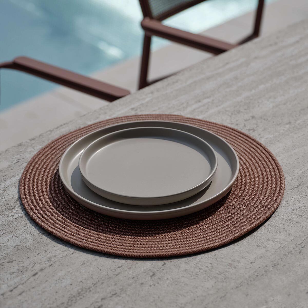 Stern Tischset Ø40cm Terra