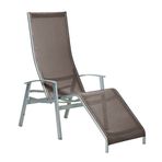 Kettler Tampa Bäderliege Aluminium/Batyline Silber/Anthrazit Garten