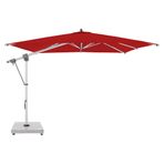 Doppler Expert Ampelschirm Ø350 axial schwenkbar Rot Garten und Freizeit
