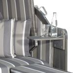 Sunny Smart Rustikal 250 Plus Strandkorb Geflecht/Fichte Anthrazit