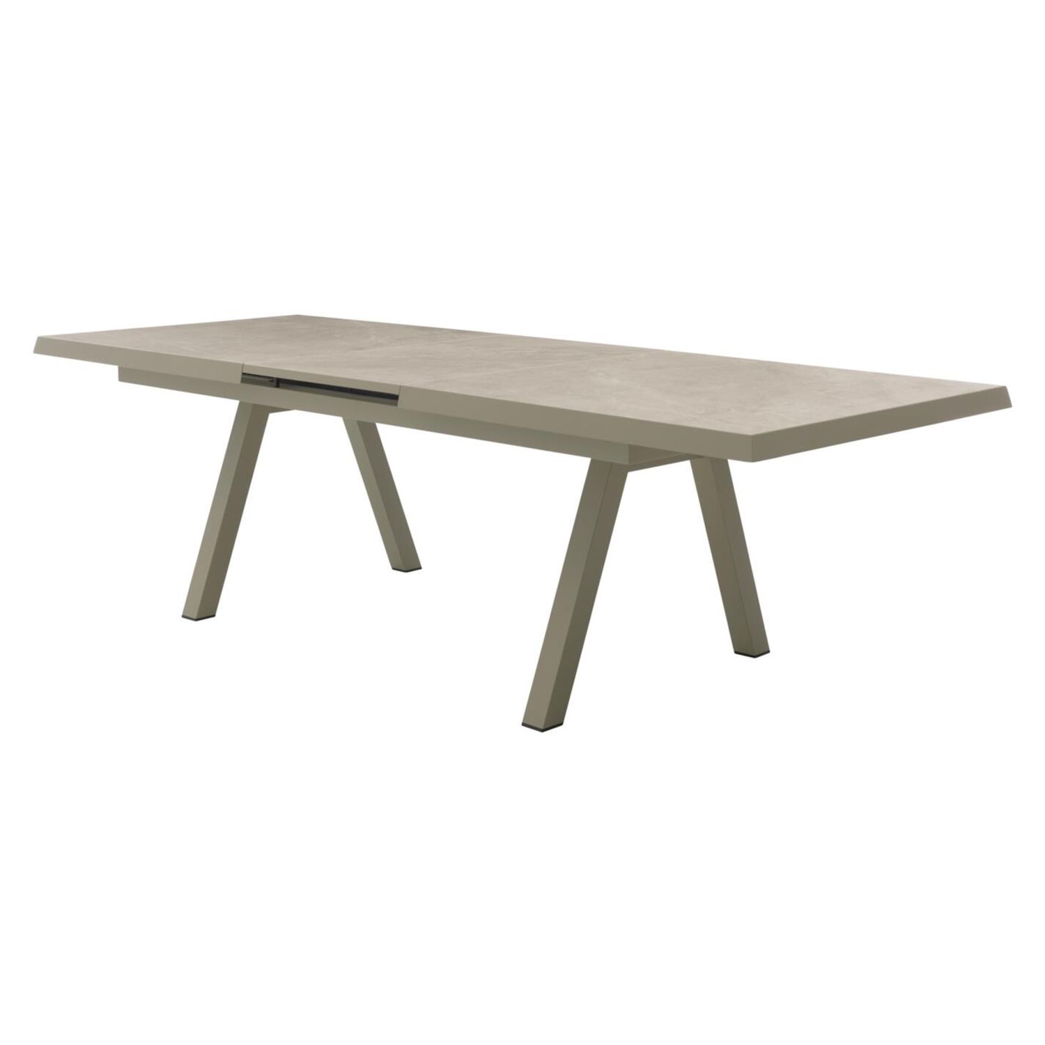 Interliving 7011 Ausziehtisch 200/260x100cm Aluminium/Sinterstone