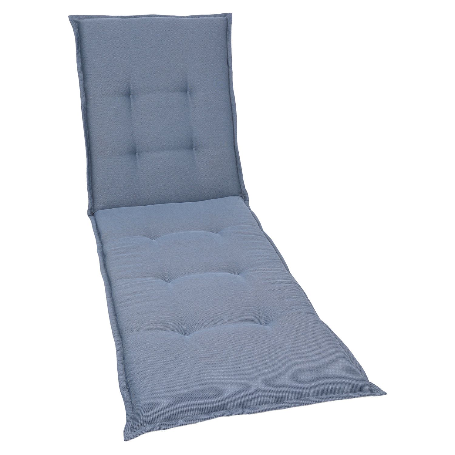 GO-DE Gartenliegenauflage 60x190cm Polyester Blau