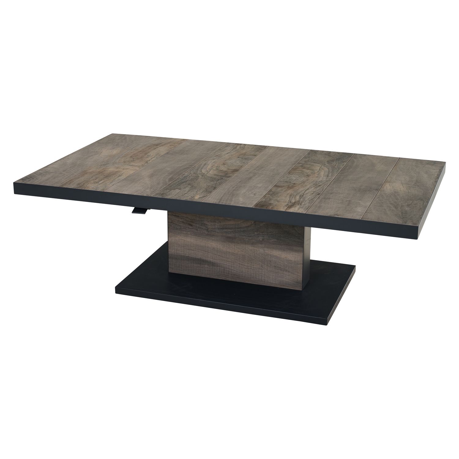 Siena Garden Talina Lifttisch 160x90cm Aluminium/Keramikfliese  Anthrazit/Washed Grey