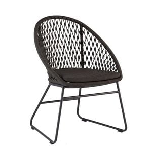 Niehoff Kuta Diningsessel Aluminium/Rope