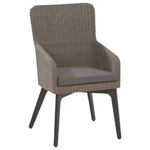4Seasons Luxor Gartensessel Aluminium/Geflecht inklusive Kissen
