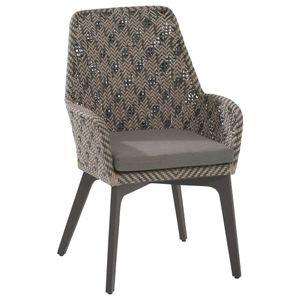 4Seasons Savoy Diningsessel Aluminium/Geflecht inklusive Kissen
