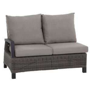 Siena Garden Corido Endmodul links Aluminium/Geflecht inklusive Kissen