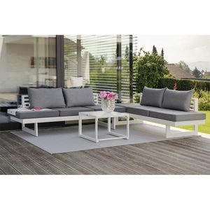 Stern New Holly Ecklounge 8tlg Aluminium inkl. Kissen
