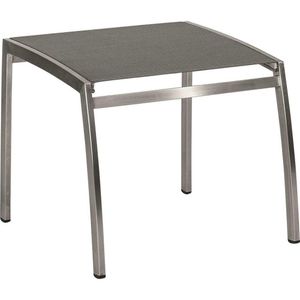 Stern Cardiff Hocker Edelstahl/Textilene gepolstert