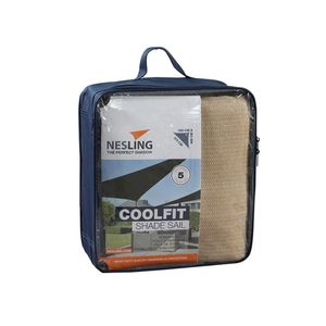 Nesling Coolfit Sonnensegel 3-Eck 400x400x570 cm HDPE