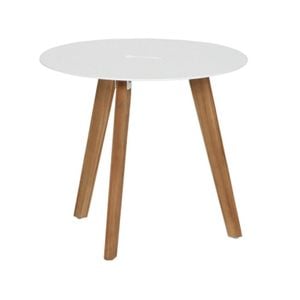 Siena Garden Alba Beistelltisch Ø50x45cm Teak/Aluminium