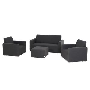 Siena Garden Delano Lounge-Gruppe 4-teilig Sunbrella®