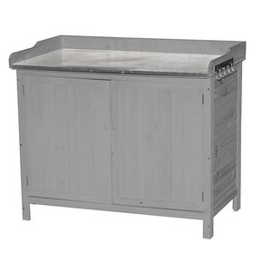 Pflanztisch 100x65x86cm grau, Fichte