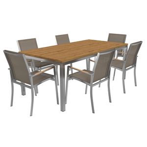 OUTLIV. Rimini  Gartenmöbelset 5tlg. Tisch 160x90cm