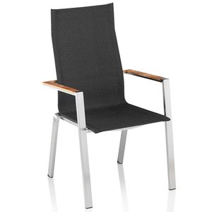Kettler Sense Stapelsessel Edelstahl/Textilene