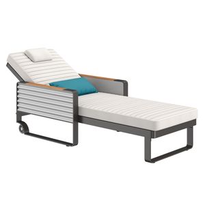 OUTLIV. Airport Loungeliege Aluminium/Olefin