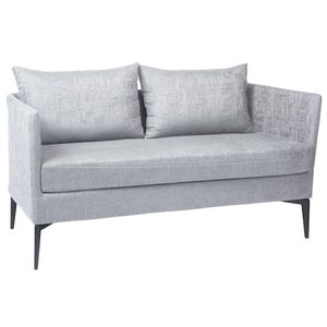 Stern Marta 2-Sitzer Sofa Aluminium/Outdoorstoff
