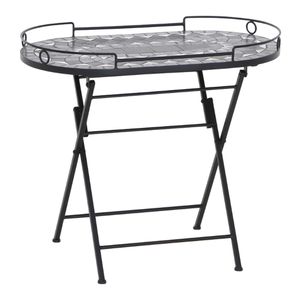 Siena Garden Como Serviertisch 41x67x60cm Stahl/Keramik