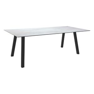 Stern Interno Gartentisch 220x100cm Aluminium Vierkantrohr/Silverstar 2.0