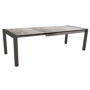 Stern Ausziehtisch 214/254/294x100cm Aluminium/Silverstar