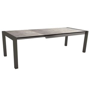 Stern Ausziehtisch 214/254/294x100cm Aluminium/Silverstar