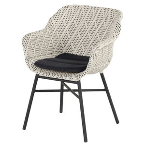 Hartman Delphine Diningsessel Aluminium/Geflecht