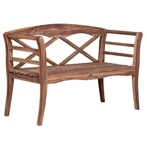 deVries Woodie Landhaus Gartenbank 130cm Teak