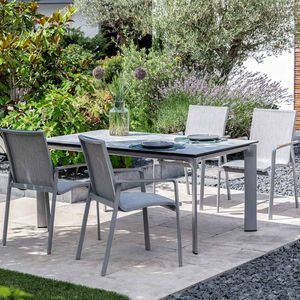 Kettler Diamond Gartenmöbelset 5-tlg. mit Tisch 160x95cm