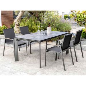 Kettler Diamond Gartenmöbelset 5-tlg. mit Tisch 160x95cm