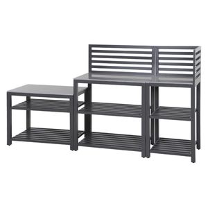Siena Garden Texas Outdoorküche 3-tlg Aluminium