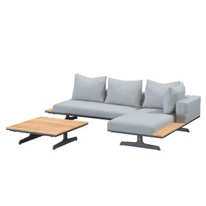 4Seasons Endless Multi-Concept Ecklounge 3-tlg. Aluminium/Teak