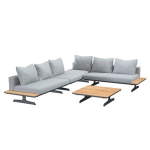 4Seasons Endless Multi-Concept Ecklounge 4-tlg. Aluminium/Teak