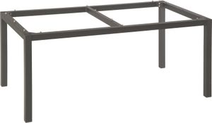 Stern Gartentisch-Gestell 160x90 cm Aluminium