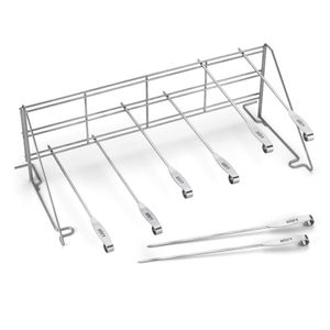 Weber Elevations Tiered Cooking System Edelstahlrost mit Spießeset