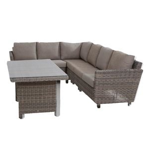 4Seasons Taste Fortaleza Cosy Dininglounge 5-teilig Geflecht