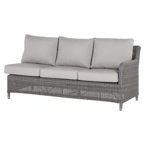 4Seasons Indigo Cosy Endmodul Rechts Geflecht inklusive Kissen