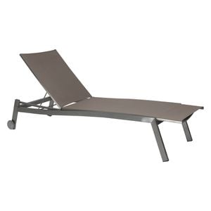 Stern Allround Gartenliege Edelstahl/Textilene
