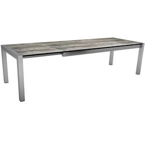 Stern Ausziehtisch 214/254/294x100cm Edelstahl/Silverstar