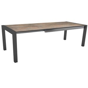 Stern Ausziehtisch 174/214/254x90 cm Aluminium/Silverstar