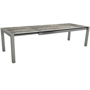 Stern Ausziehtisch 214/254/294x100cm Aluminium/Silverstar