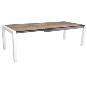 Stern Ausziehtisch 174/254x90cm Aluminium/Silverstar
