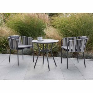 Stern Space Gartenmöbelset 3-teilig mit Tisch rund 68cm