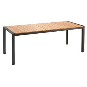 Best Paros Gartentisch 210x90cm Aluminium/Teak