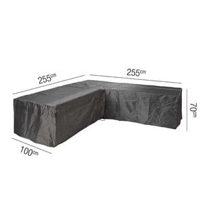 AeroCover Schutzhülle für Loungeecke 255x255x100x70cm Polyester