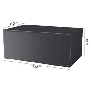 AeroCover Schutzhülle für Tisch 220x110x70cm Polyester