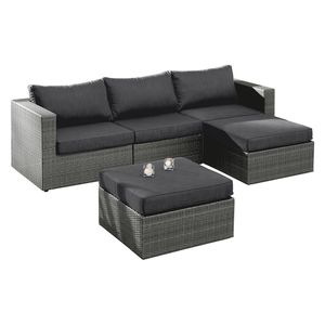 Best Aruba Ecklounge 5-teilig Geflecht